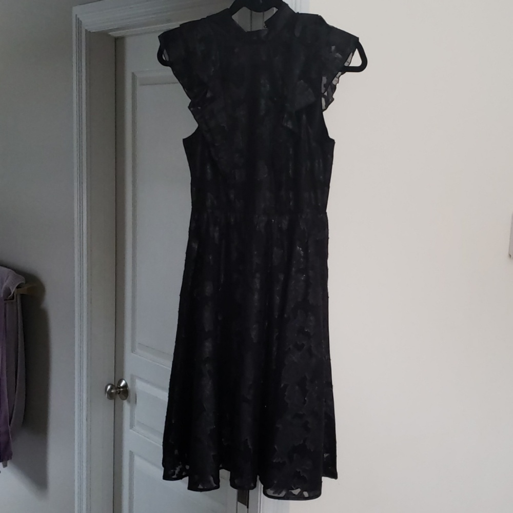 Black cocktail dress